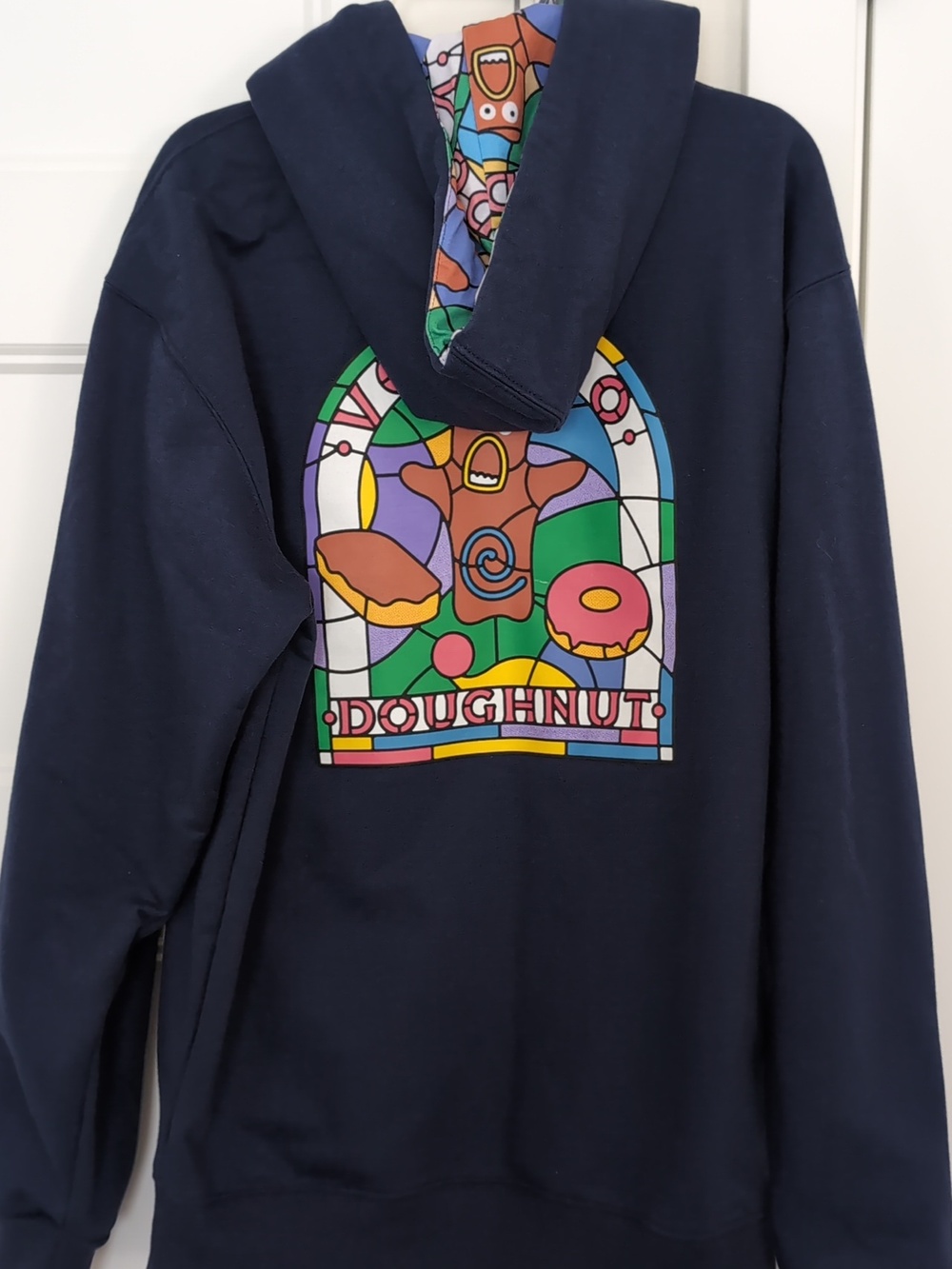 Voodoo Doughnut Stained Glass Hoodie (Unisex)